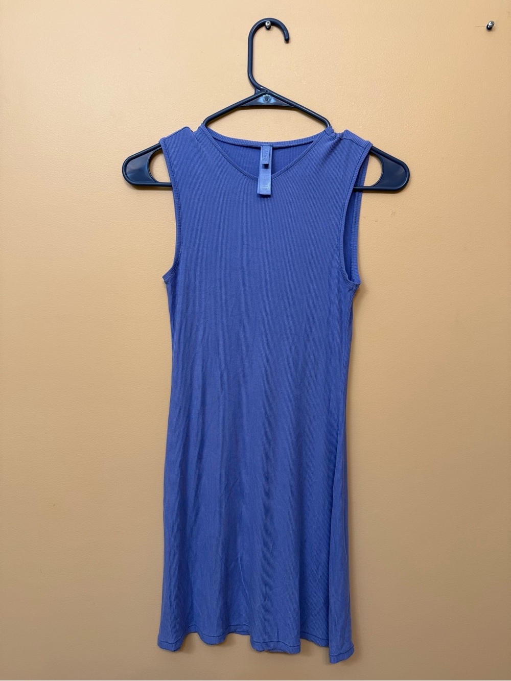 SKIMS Sleeveless Periwinkle Mini Dress